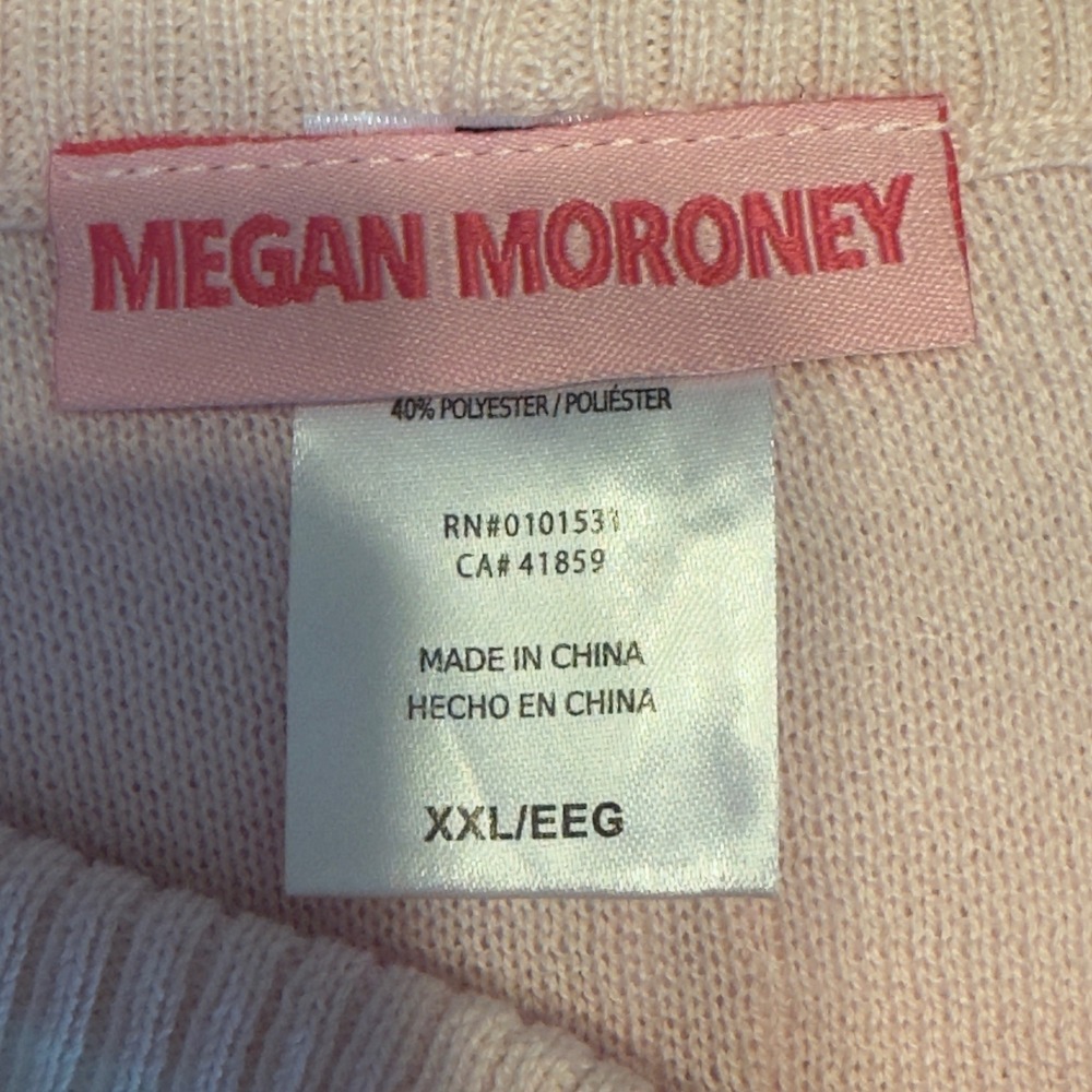 1596 | NWT Megan Moroney Cloud 9 Pink Knit Lounge Set Shorts XXL - Picture 16 of 16